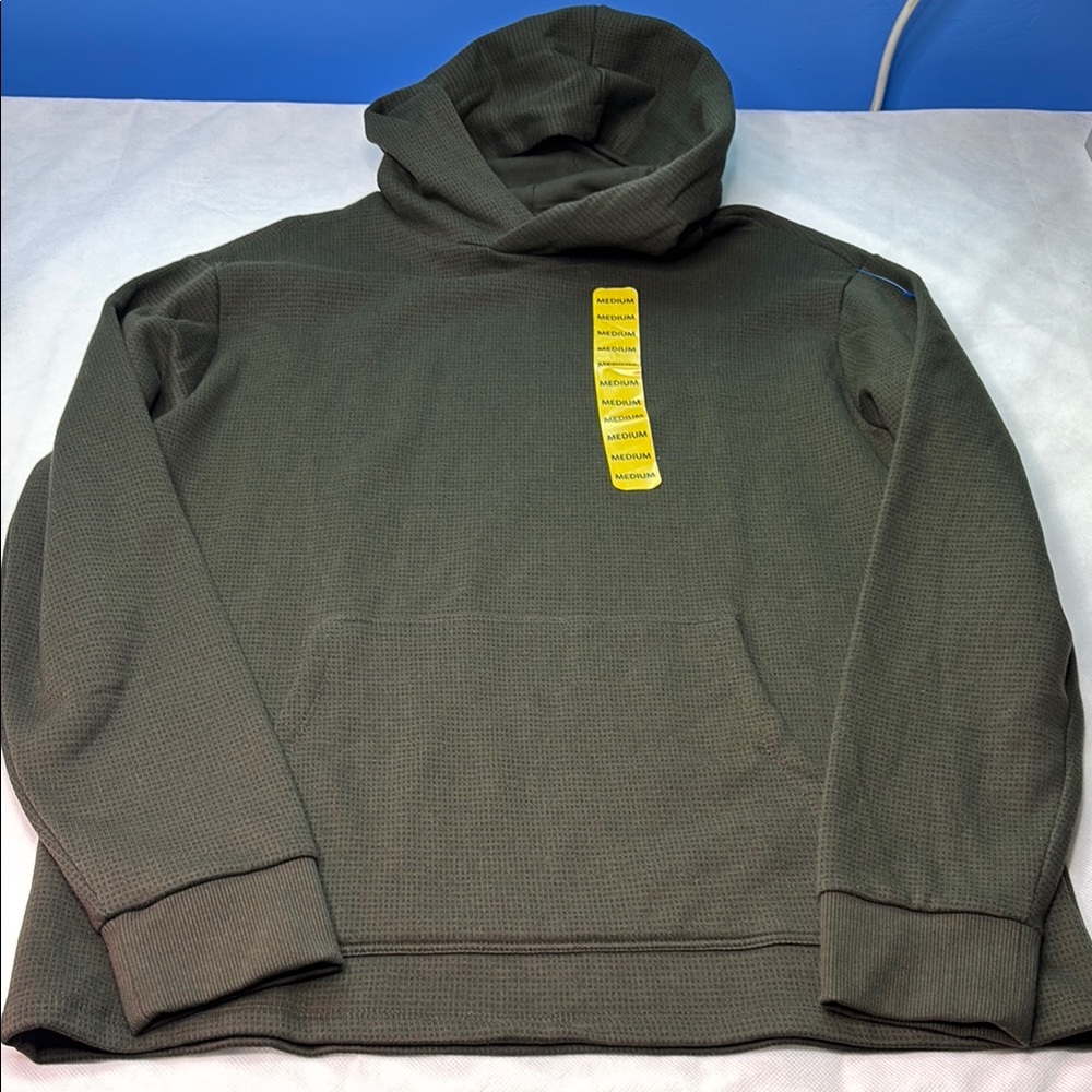 Express Dark Green Waffle Knit Sweater